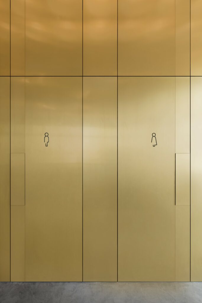 Male & Female changing room concealed doors